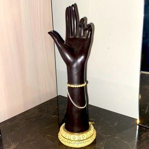 Hand sculpture. Home decor. Good for hanging rings/jewellery as well!
